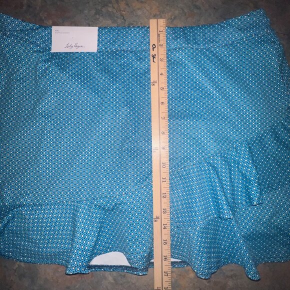 Lady‎ Hagen XXL Ruffle Skort, Blue - Picture 4 of 9